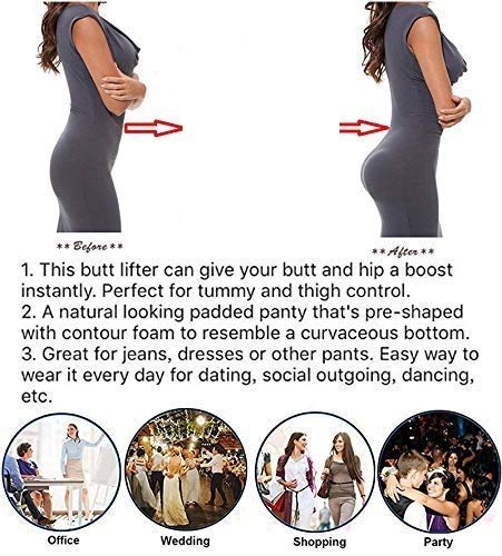 4-in-1 Shaper - Quick Slim Shape Wear Tummy, Back, Thighs, Hips - Black/Efffective Seamless Tummy Tucker