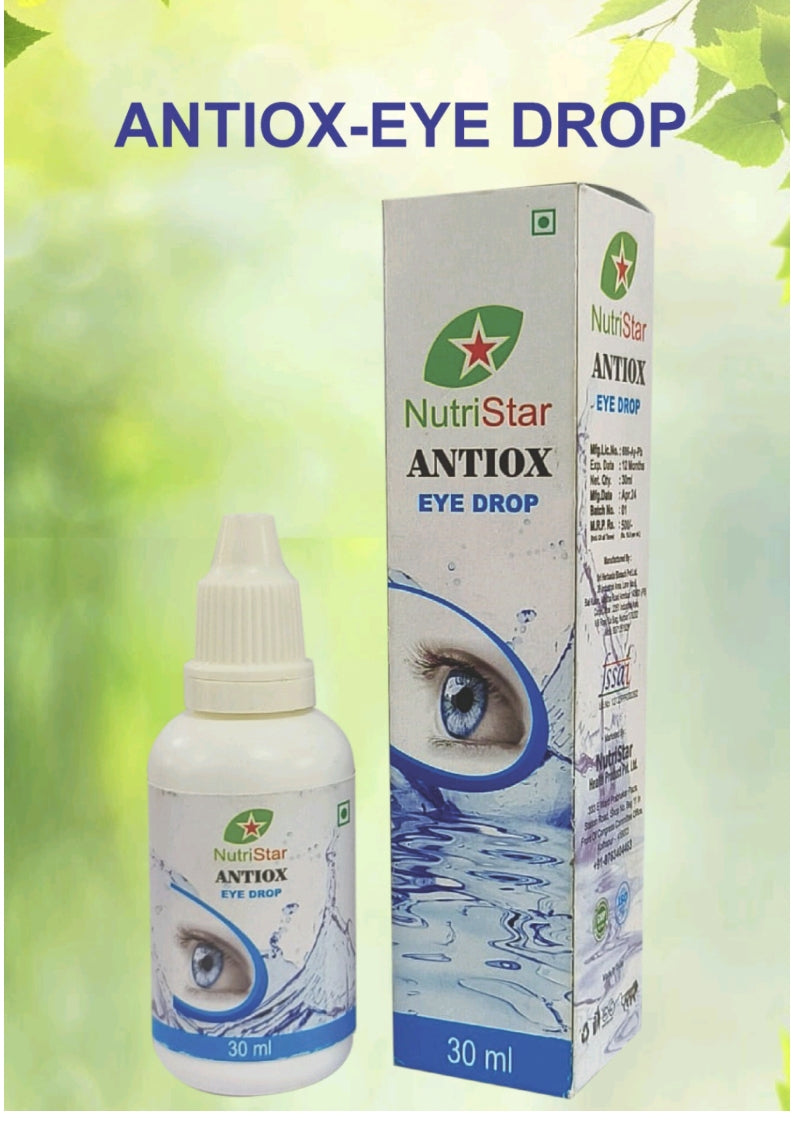 Nutristar ANTIOX Eye Drop: Herbal Care for Brighter, Healthier Eyes 90ML